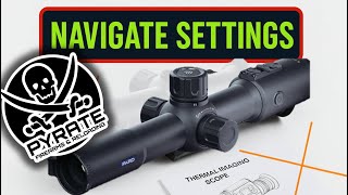 Menu & Settings - Pard Pantera 256Q Thermal Scope