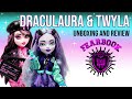 Fearbook 2024 draculaura and twyla monster high dolls unboxing and review