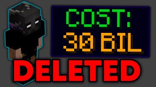 THIS 30 BILLION COIN ARMOR WAS DELETED (hypixel skyblock)