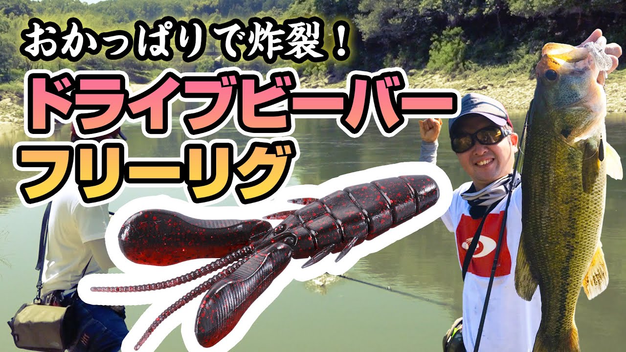 おかっぱりで炸裂 ドライブビーバー フリーリグ チョッパー In 高山ダム Youtube
