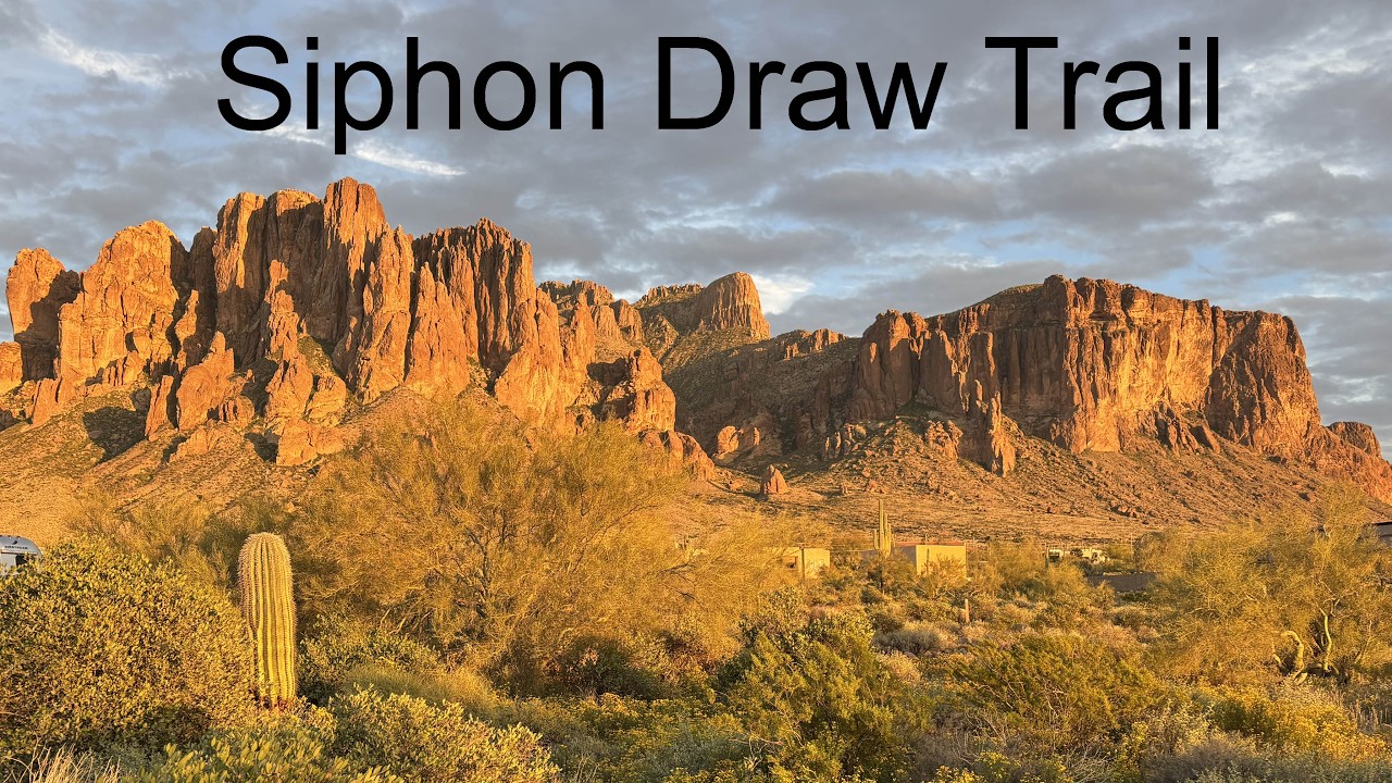 Siphon Draw (Flatiron) trail near Phoenix - Lost Dutchman State Park