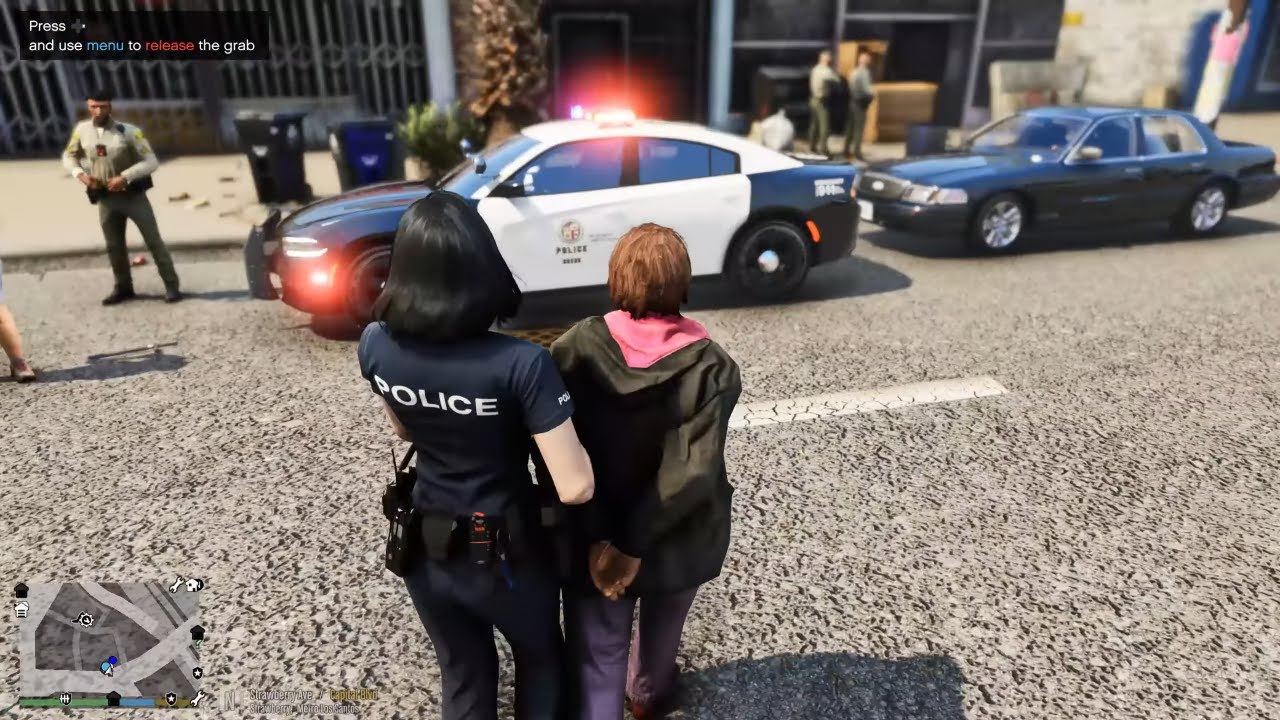 Gta 5 LSPDFR Episode: Female Officer On Duty - LAPD Charger SXT City Patrol