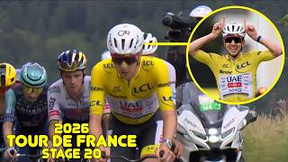 Tadej "Super Domestique" Pogačar | TdF Stage 20 2026