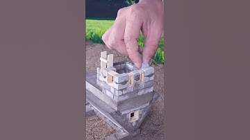 🏠 Building a Mini House from Scratch! Tiny Home DIY #maniature #diy