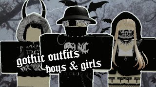 11 Goth Roblox Outfits Codes Youtube - gothic edgy roblox outfits
