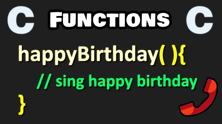 Functions in C are easy! 📞