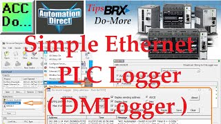Simple Ethernet Do-More PLC Logger DMLogger screenshot 2