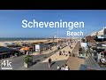 Scheveningen Beach Walk // The Hague - Netherlands - Summer 2021 (4k 60fps)
