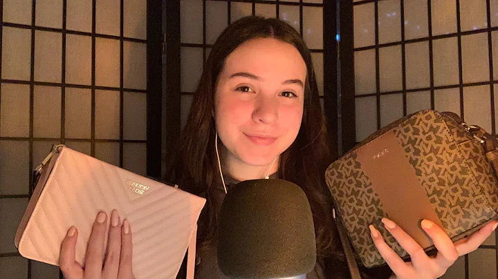 ASMR Leather Bags (Tapping, Scratching, and Whispering)