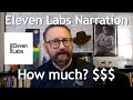 My audiobook files are generated from 11labs. How much did it cost me?