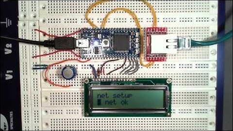 mbed Weather LCD display