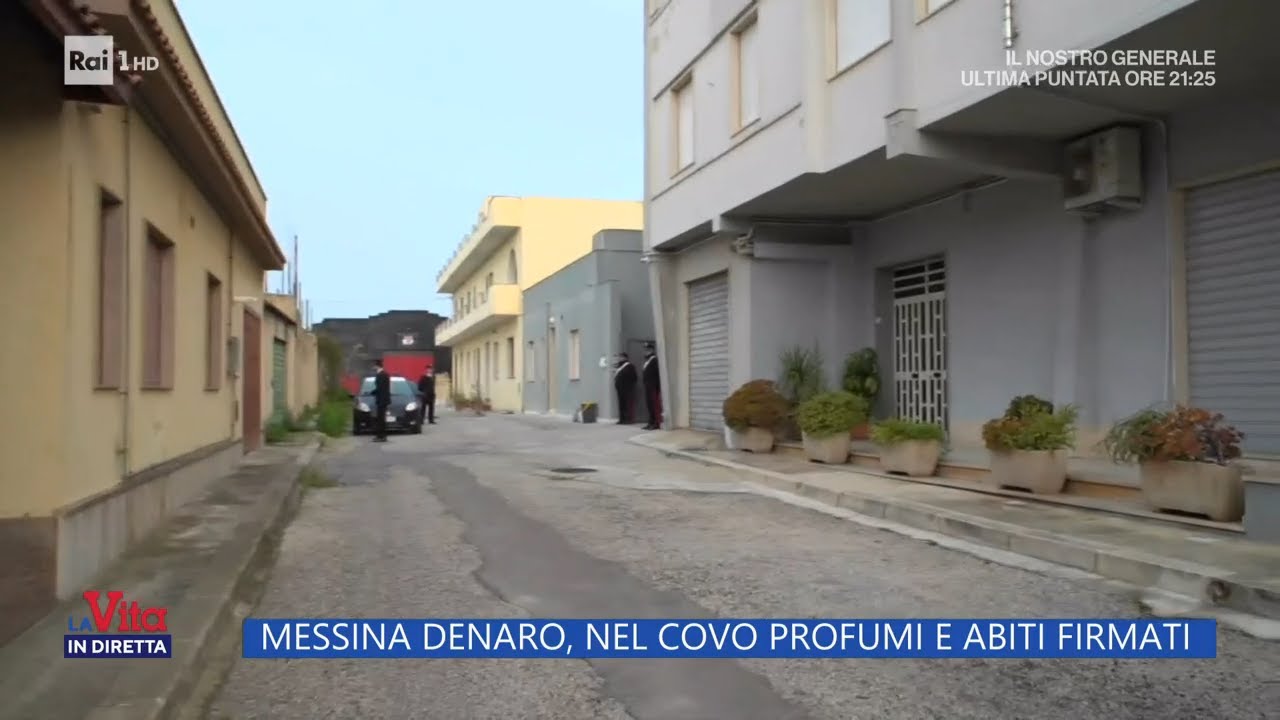Messina Denaro, nel covo profumi e abiti firmati - La vita in diretta - 17/01/2023