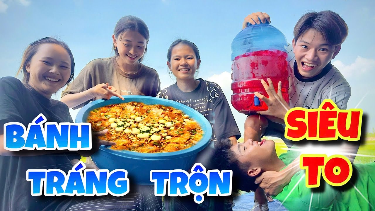 Anh Ba Phải | Thử Thách Làm Bánh Tráng Trộn Khổng Lồ - Màn Trả Thù Của Thành Lác!