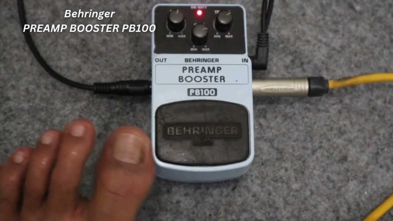 Behringer PREAMP BOOSTER PB100 - YouTube