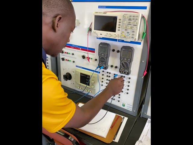 #6 Measurement of Total Current in the Resistive Series Circuit class=