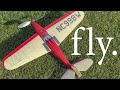 Making the 1931 Babcock LC-13 Model Plane - Start to Finish - Plan Available