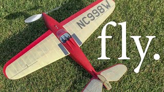 Making the 1931 Babcock LC-13 Model Plane - Start to Finish - Plan Available