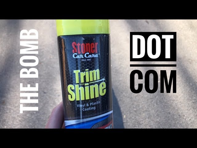 Stoner Car Care's Trim Shine Aerosol - Vinyl and Plastic Coating 