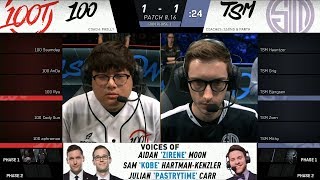 100 vs TSM Game 3 - 3rd Place Decider | 2018 NA LCS Summer | 100 Thieves vs Team SoloMid