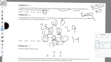AJHSME/AMC8 Walkthrough - 1985 23-25