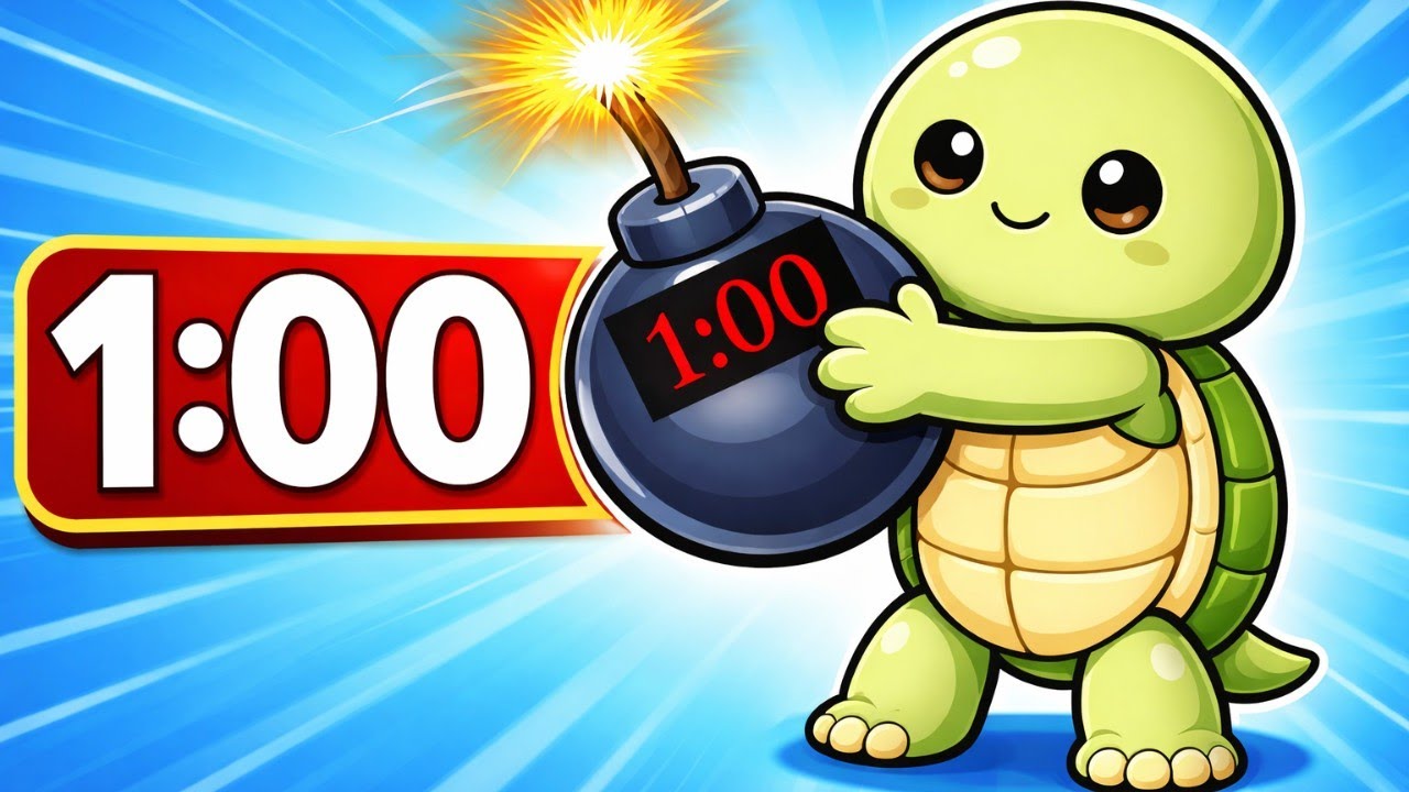 1 Minute Timer Bomb  Turtle