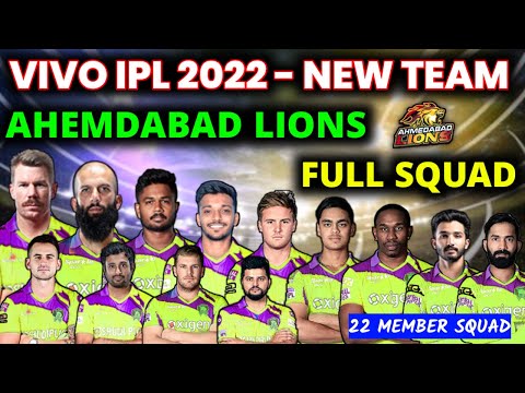 Ipl 2022 Ahemdabad Lions Full Squad Ipl New Team Probable Squad For Ipl 2022 Ipl New Team Youtube Ipl 2022: Complete List Of Squads For Each Team For Ipl 2022
