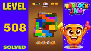 Unblock Jam Level 508 Walkthrough Solution