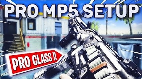 Officially a pro Cod Player! BEST MP5 CLASS SETUP -MODERN WARFARE