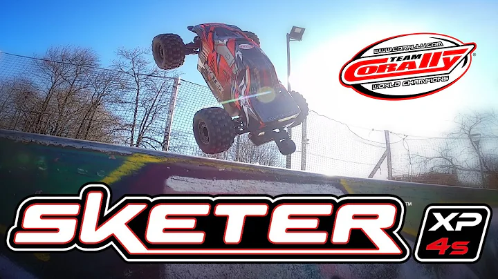 2040 RC - Team Corally SKETER XP 4s: push it to the limit - Extreme stunts @ Lambro Skatepark