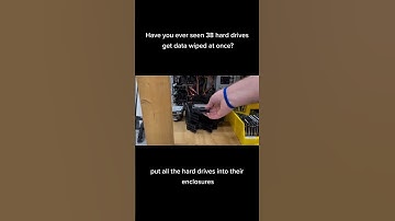 Data Wiping 38 Hard Drives