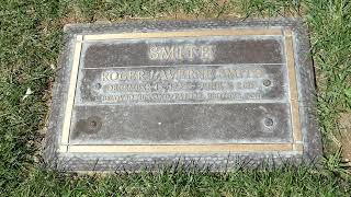 Actor Producer Roger Smith Grave Forest Lawn Hollywood Hills Los Angeles California USA 9-6-2024