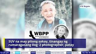 SUV na may pitong sakay, tinangay ng rumaragasang ilog; 2 photographer, patay