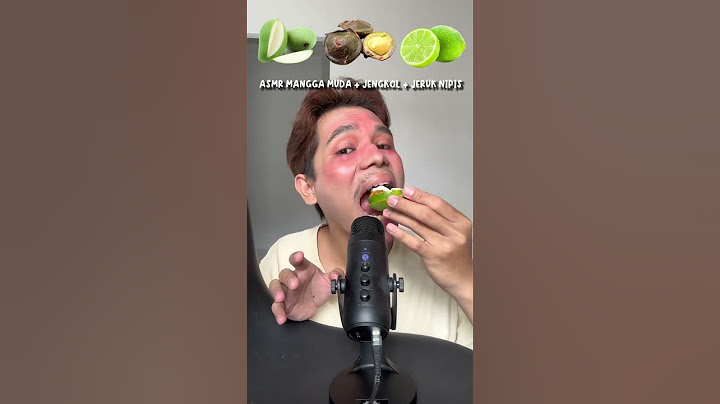 ASMR MANGGA MUDA!! #asmrsounds