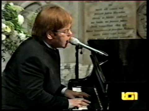 Elton John - Lady Diana Funeral - Arrival + Candle in the wind