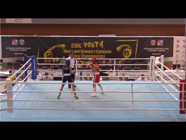 BC Star Plzeň - Lenka Bernardová - UBC Youth European Boxing Championships SOFIA 2019 - 1. zápas