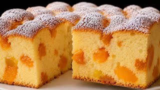 Soft & Fluffy Apricot  Cake! Melt-in-Your-Mouth Recipe! screenshot 4