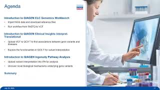 使用 QIAGEN CLC Genomics、QCI Interpret-Translational  和 Ingenuity Pathway Analysis (IPA) 研究基因組變異
