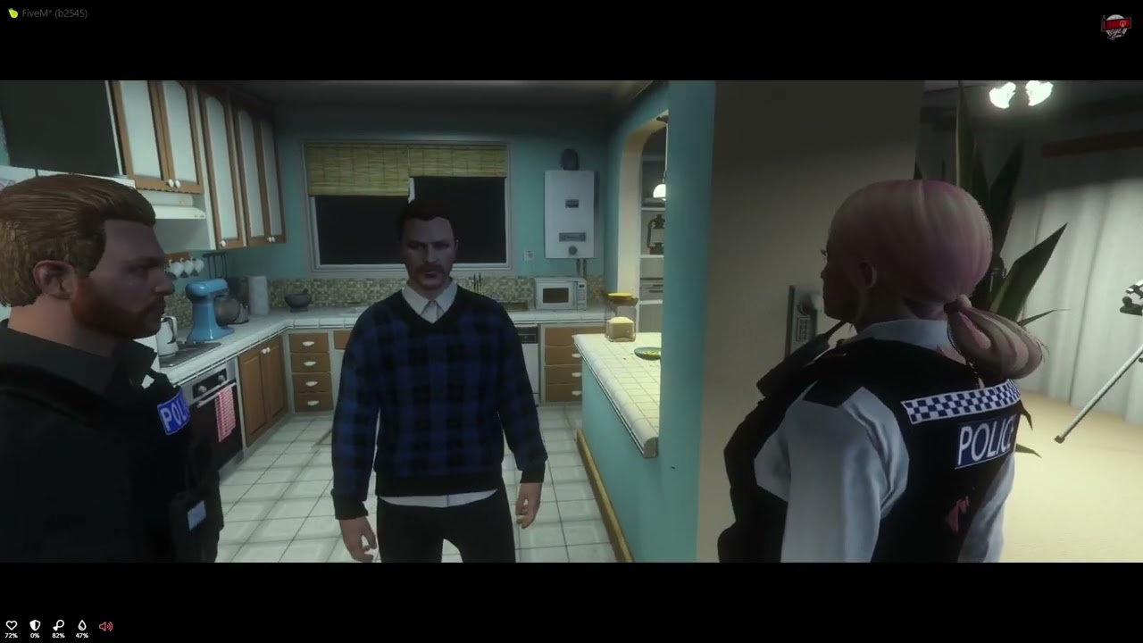 Gustabo dispara en casa de Jimmy y llega la policia...