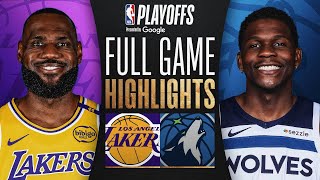 Thumbnail for #3 LAKERS at #6 TIMBERWOLVES | FULL GAME 4 HIGHLIGHTS | April 27, 2025