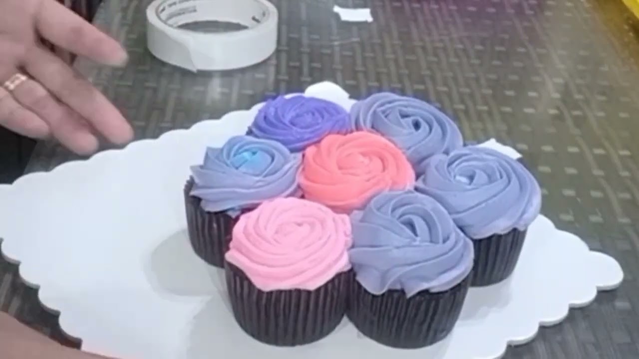 How to Make Bento Cake and Flower Cupcake YouTube