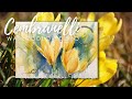 Yellow Crocus, Watercolor Demonstration