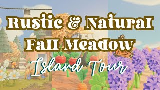 RUSTIC & NATURAL FALL MEADOW ISLAND TOUR  |  Animal Crossing New Horizons  |  Ziggy Tours