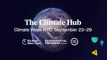 De Climate Hub op Climate Week NYC 2025 - Trailer
