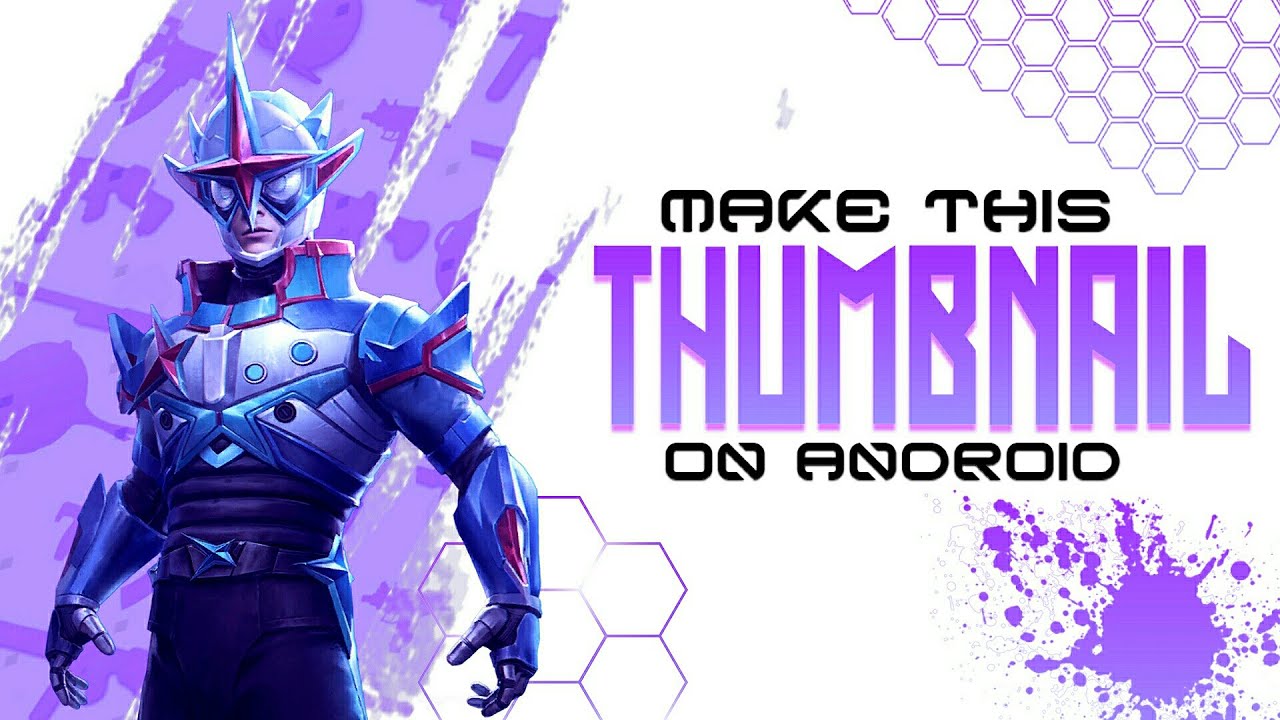 How to make vector thumbnail like mortal | Masters Squad