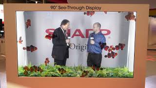 Famous Sharp 120" 8K LCD Display, 90" See-Through Display, & Smart Kitchen Appliances - Interview @CES 2020 Wealth