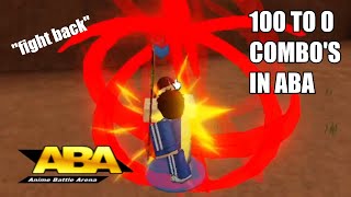 Casually Landing 100-0 Combo's In ABA