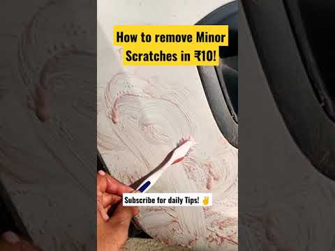 How to Remove Minor Scratches in ₹10 #shorts #carcare #cartips #carsutra