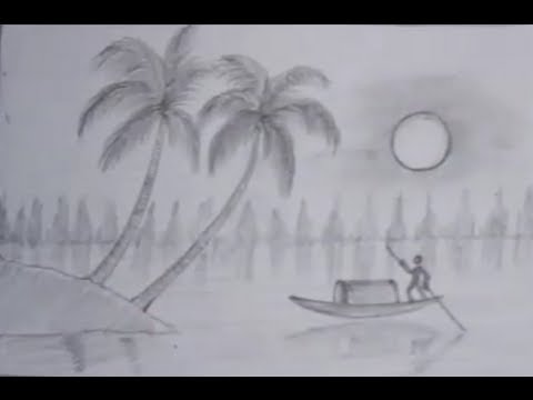  Drawing  a nature  scene YouTube