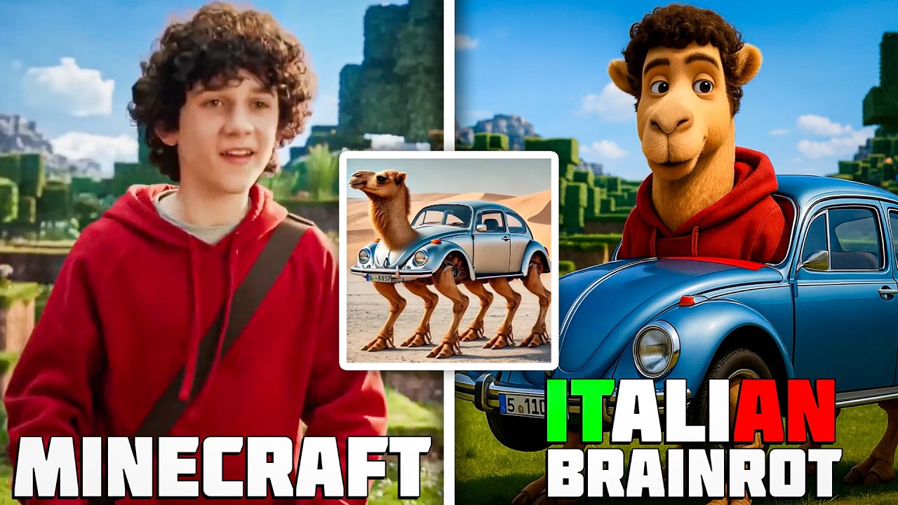 Minecraft x McDonald’s but itʼs ruined by Italian Brainrot AI