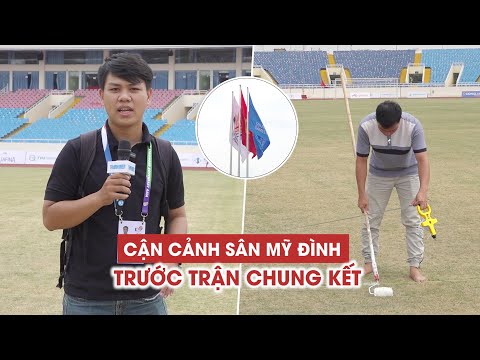 Video Cận cảnh sân Mỹ Đình trước trận chung kết U.23 Việt... - youtube